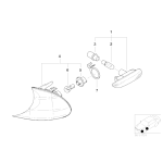 Gniazdo żarówki kierunkowskazu BMW E46 K26 316 318 320 323 325 328 330 M3 - 63136904823