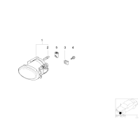 Lampa przeciwmgłowa lewa - 63172228613