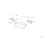 Lampa przeciwmgłowa lewa - 63178352023