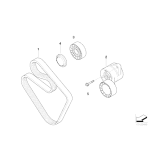 Rolka napinająca - 11281748131