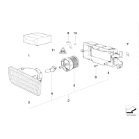 Lampa przeciwmgłowa lewa - 63178357389