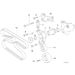 Sworzeń łożyskowy BMW E34 E36 E38 E39 E46 525td 525tds 520d 318tds 325tds 318d 320d 725tds - 11282243506
