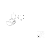 Żarówka świateł mijania i reflektora przeciwmgłowego BMW E36 E46 E39 E60 E61 E63 E64 E90 E91 Z3 - 63217160786