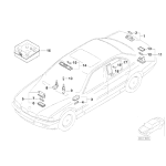 63268352424 Lampka tablicy rejestracyjnej BMW E38 725 728 730 735 740 750 - 63268352424 - Części oryginalne BMW Łódź | Sklep internetowy BMW