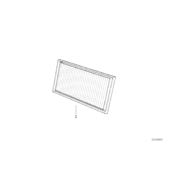 Mikrofiltr E36 - Oryginał BMW - 64119069895