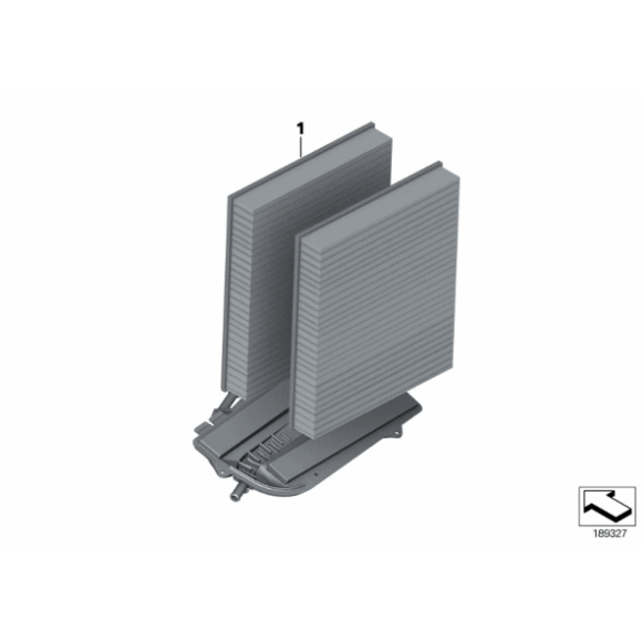 Filtr kabinowy BMW 6 7 5 5GT 6GT F01 F10 F07 F06 F11 F12 - 64119163329
