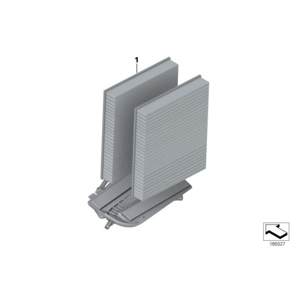 Filtr kabinowy BMW 6 7 5 5GT 6GT F01 F10 F07 F06 F11 F12 - 64119163329