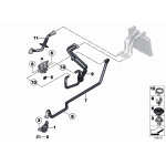 Końcówka BMW E30 E36 E46 E39 E38 E60 E65 E90 E87 F10 F30 F20 F21 X1 X3 X5 X6 - 64126910076
