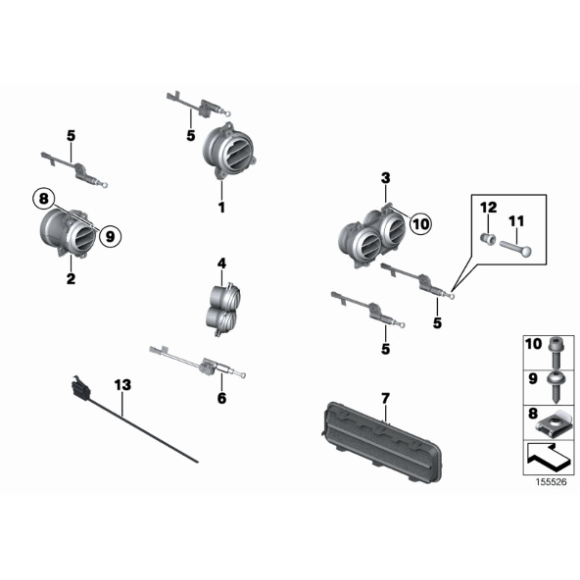 Oryginał BMW - 64226910722