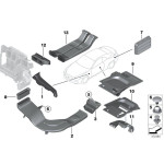 Odpowietrznik zderzaka tył BMW E39 E46 E53 X5 E63 E64 E83 X3 E90 E91 E92 F10 F11 F12 F13 F25 - 64226962293