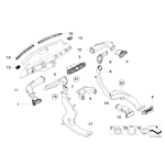 64226968447 Kanał grzewczy tył el. pośredni BMW E90 E91 E92 E93 - 64226968447 - Części oryginalne BMW Łódź | Sklep internetowy BMW