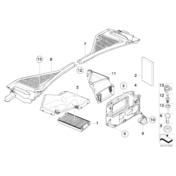 Mikrofiltr - Oryginał BMW - 64316945586