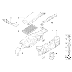 Filtr kabinowy BMW E60 E61 E63 E64 520 523 525 528 530 535 540 545 550 645 650 630 M5 M6 - 64319171858