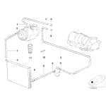 64538378602 Przewód ciśn. klimatyzacji BMW E39 520i 528i 523i 535i 540i - 64538378602 - Części oryginalne BMW Łódź | Sklep internetowy BMW
