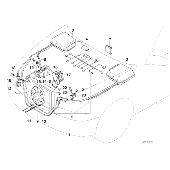 64548380780 Wentylator sklaplacza klimatyzacji - 64548380780 - Części oryginalne BMW Łódź | Sklep internetowy BMW