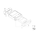 65126909318 Uchwyt zmieniarki CD - 65126909318 - Części oryginalne BMW Łódź | Sklep internetowy BMW