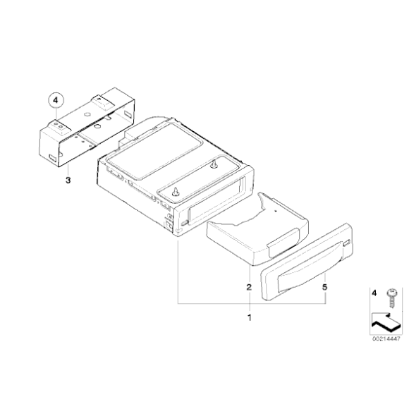 65126909318 Uchwyt zmieniarki CD - 65126909318 - Części oryginalne BMW Łódź | Sklep internetowy BMW