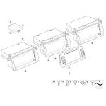 Pokrętło nawigacji BMW E46 316 318 320 323 325 328 330 M3 - 65506911010