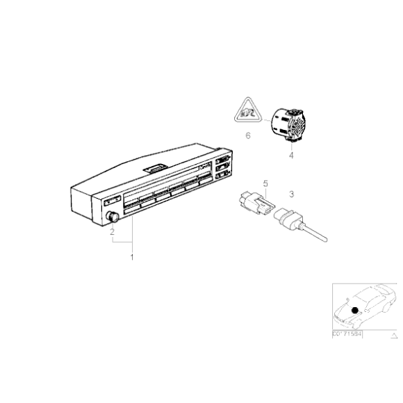 65816905133 Czujnik temperatury - 65816905133 - Części oryginalne BMW Łódź | Sklep internetowy BMW