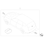 66209142107 Pierścień czujnika PDC BMW E60N E61N E70 E71 E83 F01 F07 F10 F11 F12 F25 - 66209142107 - Części oryginalne BMW Łódź | Sklep internetowy BMW