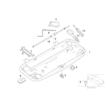 71111179445 Wkładka gwintowana skrzynki narzędziowej BMW E21 E30 E31 E32 E34 E36 E38 E39 E46 E60 E65 F01 F10 F11 - 71111179445 - Części oryginalne BMW Łódź | Sklep internetowy BMW