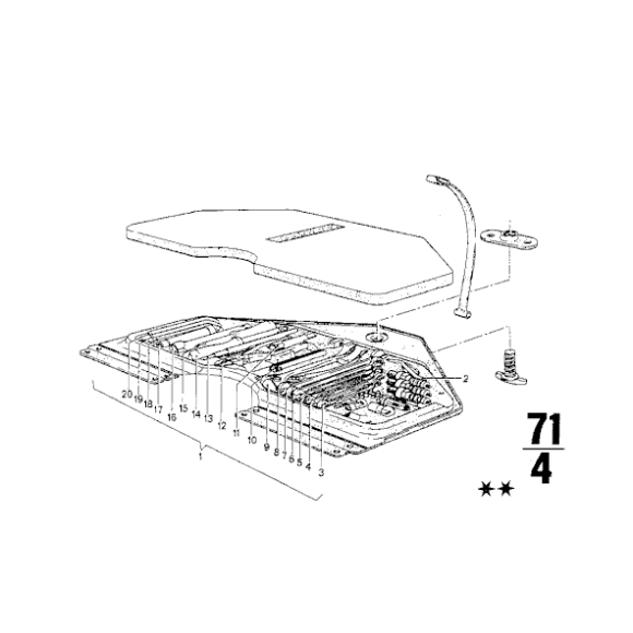 Klucz nasadowy BMW E3 E31 E32 E34 E36 E38 E39 E9 - 71111181418