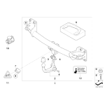 71601133279 Pokrywka haka holowniczego BMW E32 E34 E38 E39 E65 E70 X5 E81 E84 X1 E83 X3 E87 F15 F16 X5 X6 G01 G20 G30 MINI R60 R61 - 7160113 - Części oryginalne BMW Łódź | Sklep internetowy BMW