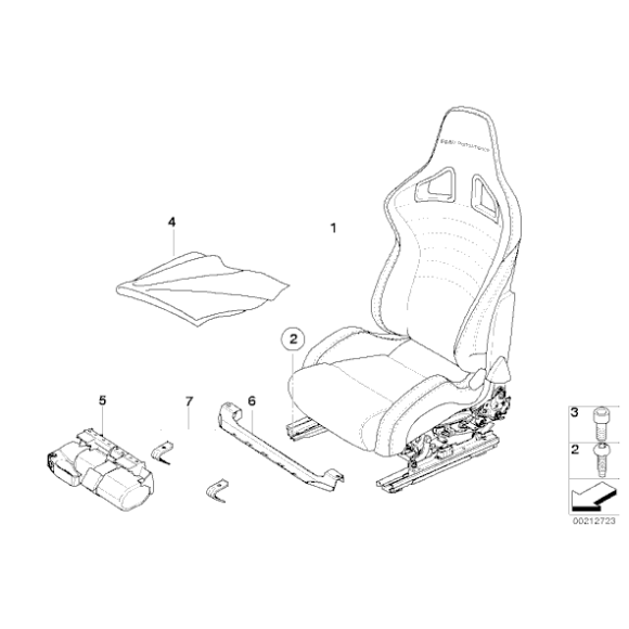 Uchwyt mocowanie gaśnicy BMW E46 E53 X5 E63 E81 E83 E87 E90 E91 E92 E93  - 82279413886
