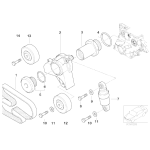 Napinacz paska alternatora BMW E46 318d 320d E30 520d M47 - 11282248169