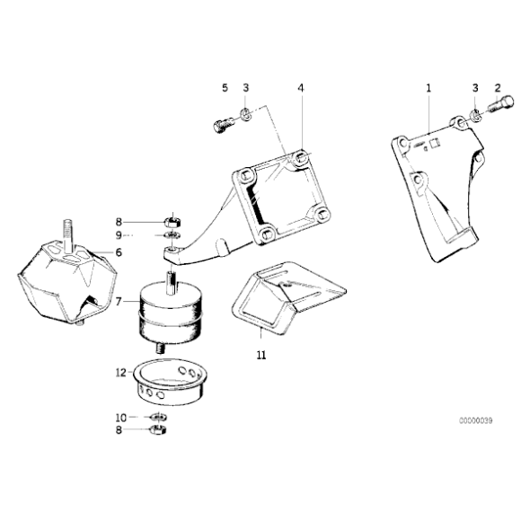 11811132321 Poduszka silnika - Oryginał BMW - 11811132321 - Części oryginalne BMW Łódź | Sklep internetowy BMW