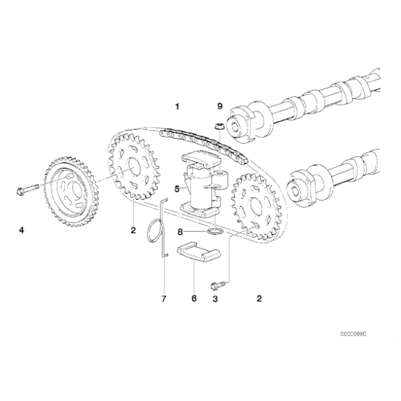 11311742175 Element ślizgowy BMW E38 E39 E31 840Ci 735i 740i 535i 540i M62 - 11311742175 - Części oryginalne BMW Łódź | Sklep internetowy BMW