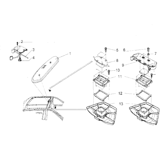 Zestaw naprawczy BMW E30 316i 318i 320i 323i 325i M3 - 54210006608
