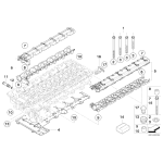 Śruba głowicy cylindrów BMW E46 E60 E64 E65  E70 E E83 E90 F01 F02 F07 F10 F15 F20 - 11317502048