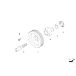 Koło łańcuchowe wału korbowego BMW E46 E60 E87 E90 F10 F30 F07 X5 X3 1,6 1,8 2,0 2,3 2,5 3,0 - 11317502180