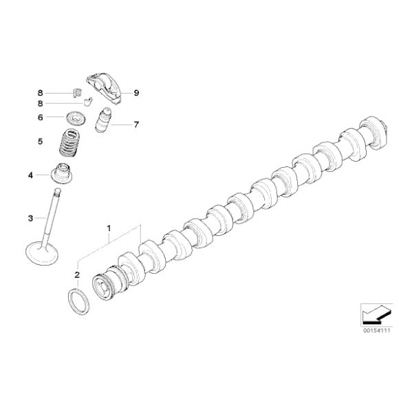 11340034068 Uszczelniacze zaworu BMW E60 E65 X5 X6 E81 X1 E87 E90 F01 F10 F20 F07 F30 F25 G11 - 11340034068 - Części oryginalne BMW Łódź | Sklep internetowy BMW
