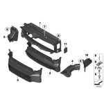 Kanał powietrza przód dolny BMW F34 F34N 318 320 330 335 340 328 - 51748057202