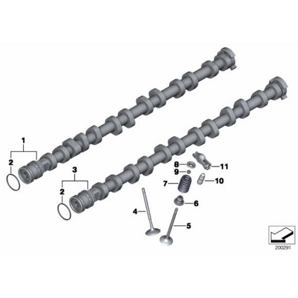 Grzybek zaworu BMW E31 E32 E34 E36 E38 E39 E46 E60 E65 E70 E71 E83 E90 F01 F10 F12 F15 F20 F30 F48 MINI G01 G11 G30 - 1134146140