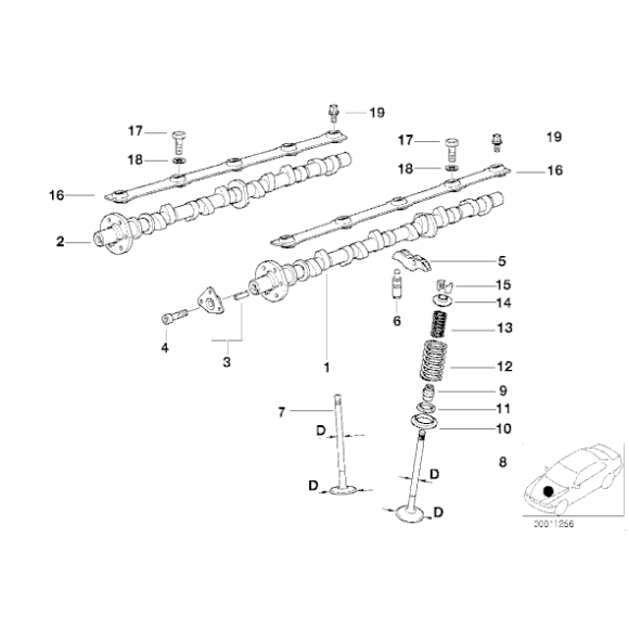 11349059172 Uszczelniacze zaworu BMW E30 E36 E32 E38 E31 - 11349059172 - Części oryginalne BMW Łódź | Sklep internetowy BMW