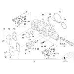 Śruba filtra VANOSa BMW E36 M3 Z3 M3 Roadster Coupe - 11361401973