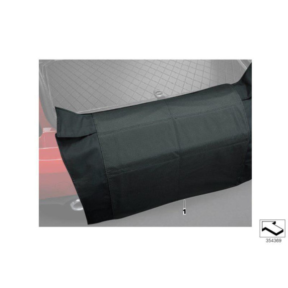 Mata ochronna krawędzi bagażnika BMW G30 F30 G11 G01 G05 G60 - 51472407204