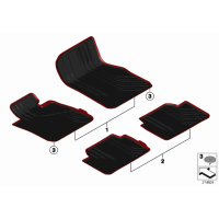 Dywaniki gumowe przód BMW F45 F46 214 216 218 220 225 - 51472287852