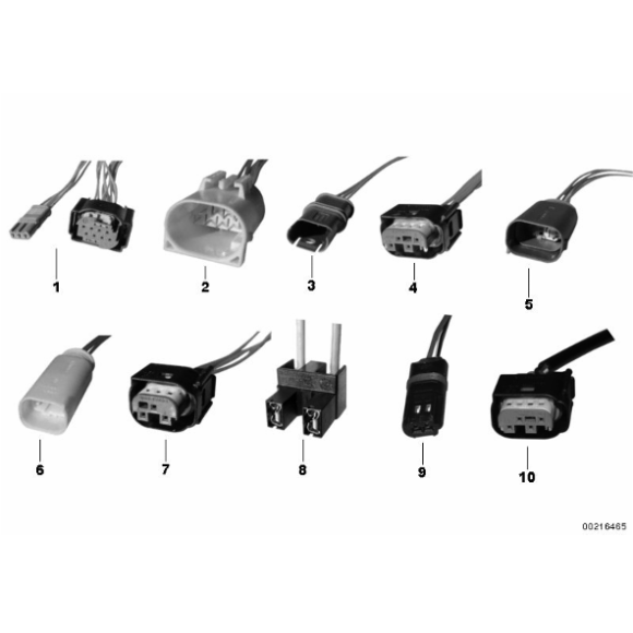 Wtyczka naprawcza 3-stykowa BMW K14 K21 K25 K26 K27 K29 K40 K43 K47 K49 K51 K70 K73 K81 - 83300413586