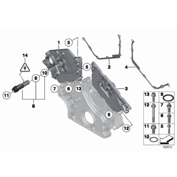 USZCZELKA ZAWORU BMW 5 E60, F10