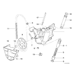Pompa olejowa BMW E31 E32 E34 E38 E39 530 540 535 730 735 740 840 M60 M62 - 11411438280