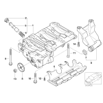 Przewód ssący smok BMW E46 E60N E81 E87 E84 X1 E88 E90 E91 E92 E93 - 11417500328