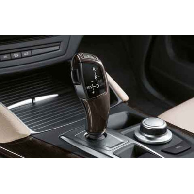 Wstawka dekoracyjna z ciemnego bambusa słojowanego BMW X5 X6 - 61310444458