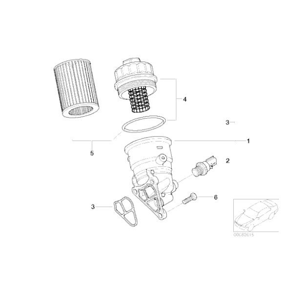 Uszczelka podstawy filtra oleju MINI R50 R52 R53 One Cooper - 11421486687