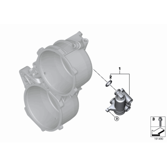 USZCZELKA PRZEWODU OLEJU BMW 7 E38, E65/ 5 E60