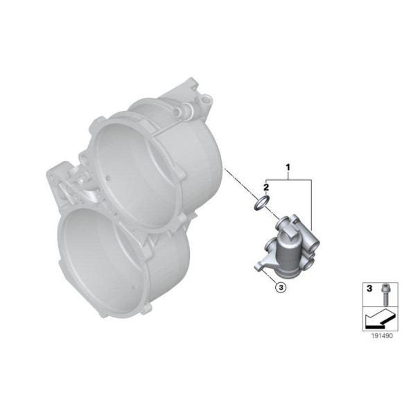 USZCZELKA PRZEWODU OLEJU BMW 7 E38, E65/ 5 E60