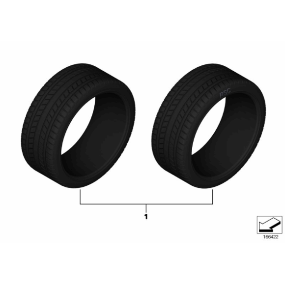 36120445751 Bridgestone Turanza ER 300-1 RFT - 36120445751 - Części oryginalne BMW Łódź | Sklep internetowy BMW